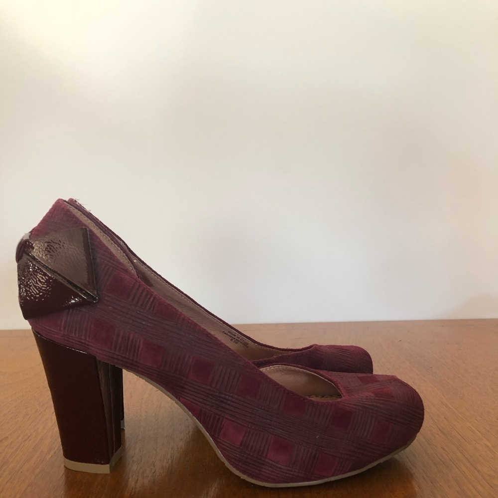 Miss Albright/Anthropologie Maroon Heels